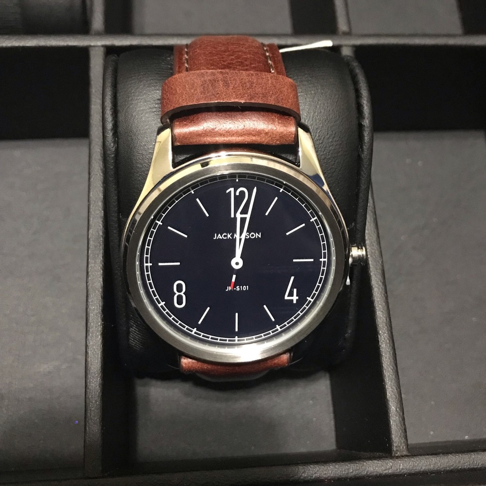 Jack Mason - slim leather watch